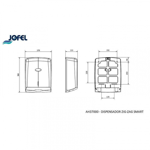 Диспенсер бумажных полотенец Jofel AH37000 фото 3