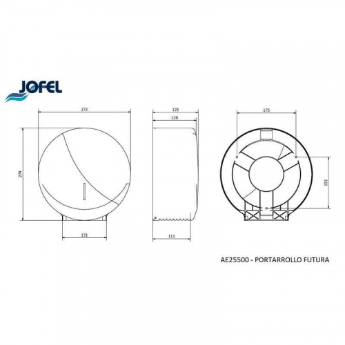 Диспенсер туалетной бумаги Jofel AE25500 фото 3