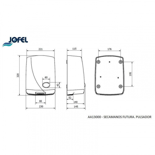 Сушилка для рук Jofel AA13000 фото 3