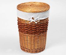 Main WB-410-M Плетеная корзина для белья с крышкой WasserKRAFT