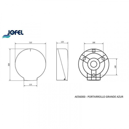 Диспенсер туалетной бумаги Jofel AE52400 фото 3