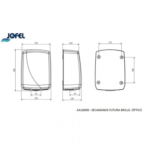 Сушилка для рук Jofel AA16000 фото 3