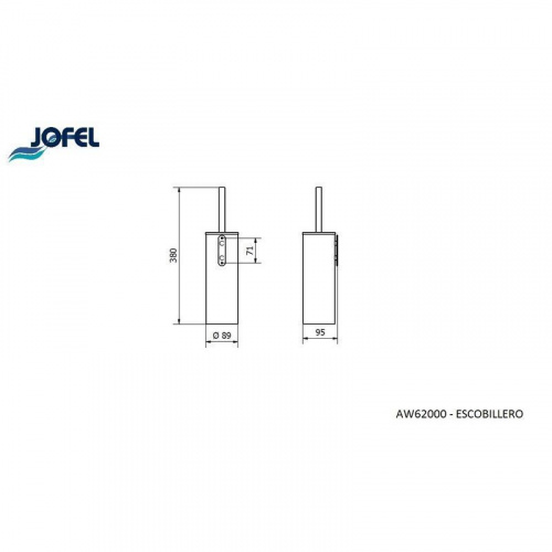 Ершик для унитаза Jofel AW62000 фото 3