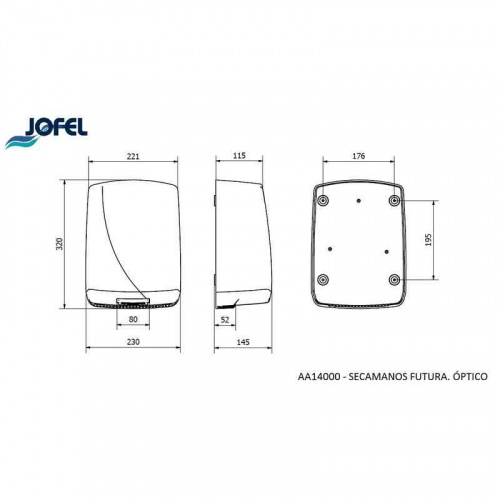 Сушилка для рук Jofel AA14000 фото 3