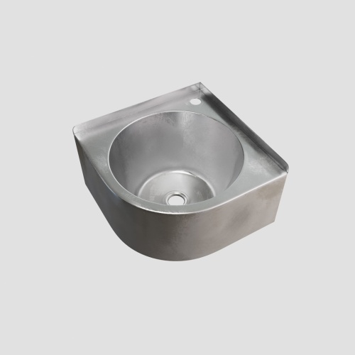 Раковина угловая Алсера СТ 135 стальная