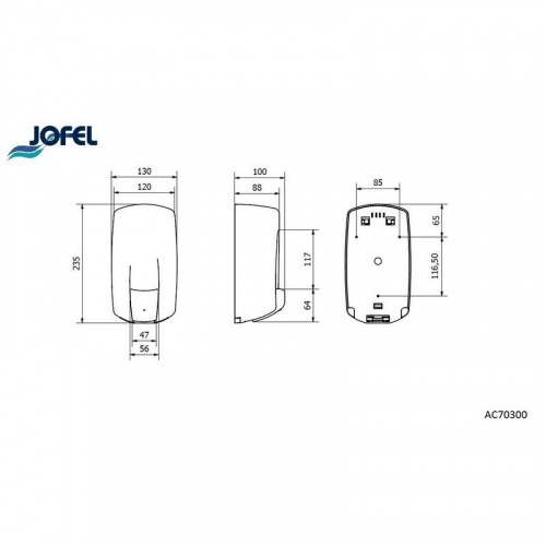 Дозатор жидкого мыла Jofel AC70300 фото 3