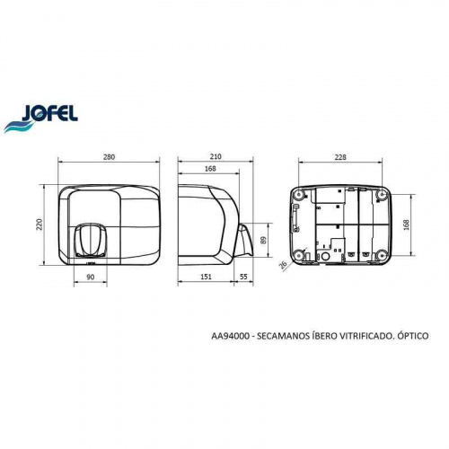 Сушилка для рук Jofel AA94000 фото 3