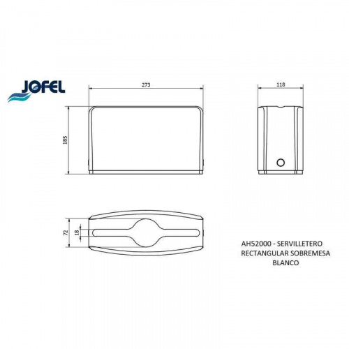 Диспенсер салфеток Jofel AH52000 фото 3