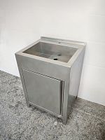 Раковина с тумбой с ножным смывом Алсера СТ 134