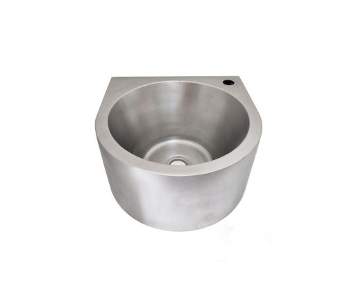 Раковина полукруглая Алсера СТ 136 стальная фото 2