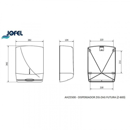 Диспенсер бумажных полотенец Jofel AH25500 фото 3