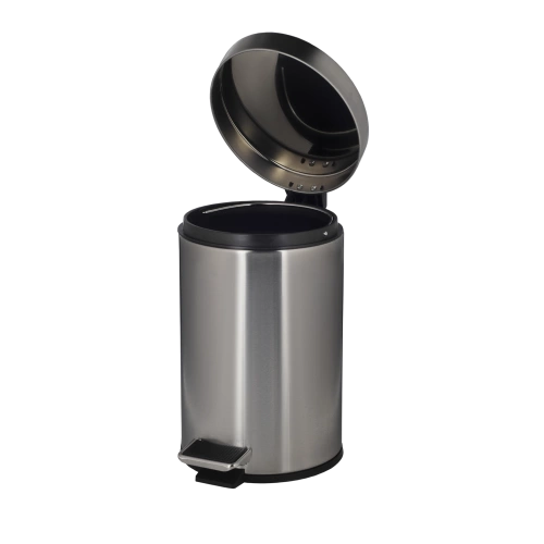 Урна для мусора с педалью MERIDA KIM410 матовая фото 2
