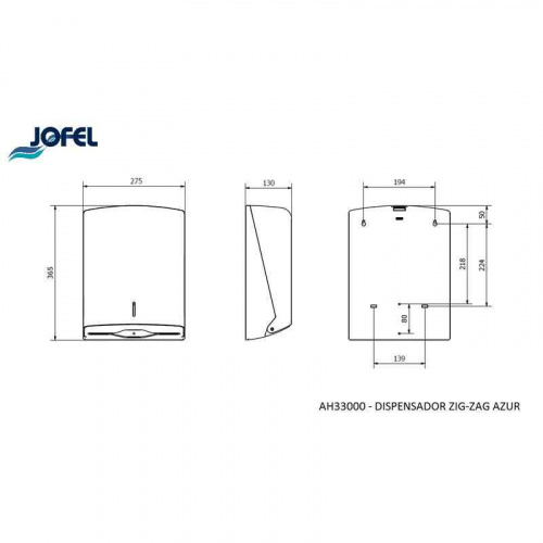 Диспенсер бумажных полотенец Jofel AH33000 фото 3