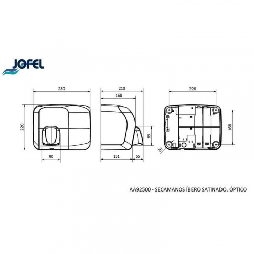 Сушилка для рук Jofel AA92500 фото 3