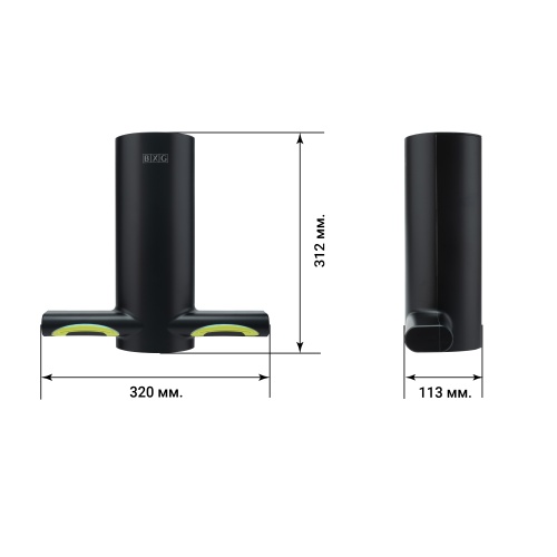 Сушилка для рук BXG-JET-3200D высокоскоростная фото 11