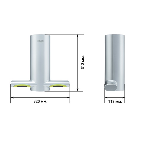 Сушилка для рук BXG-JET-3200C высокоскоростная фото 11