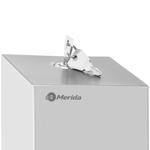 Дозатор жидкого мыла Merida Stella DSM108.R сенсорный стальной фото 2