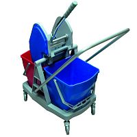 Тележка уборочная двухведерная Ksitex 045B